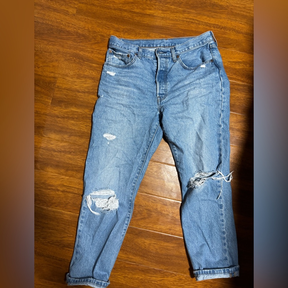 Levi’s 501 ankle jeans
